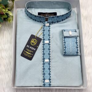 Indian Fine Cotton Sky Blue